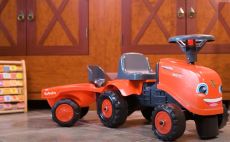 Дитячий трактор каталка з причепом Falk 260C Kubota